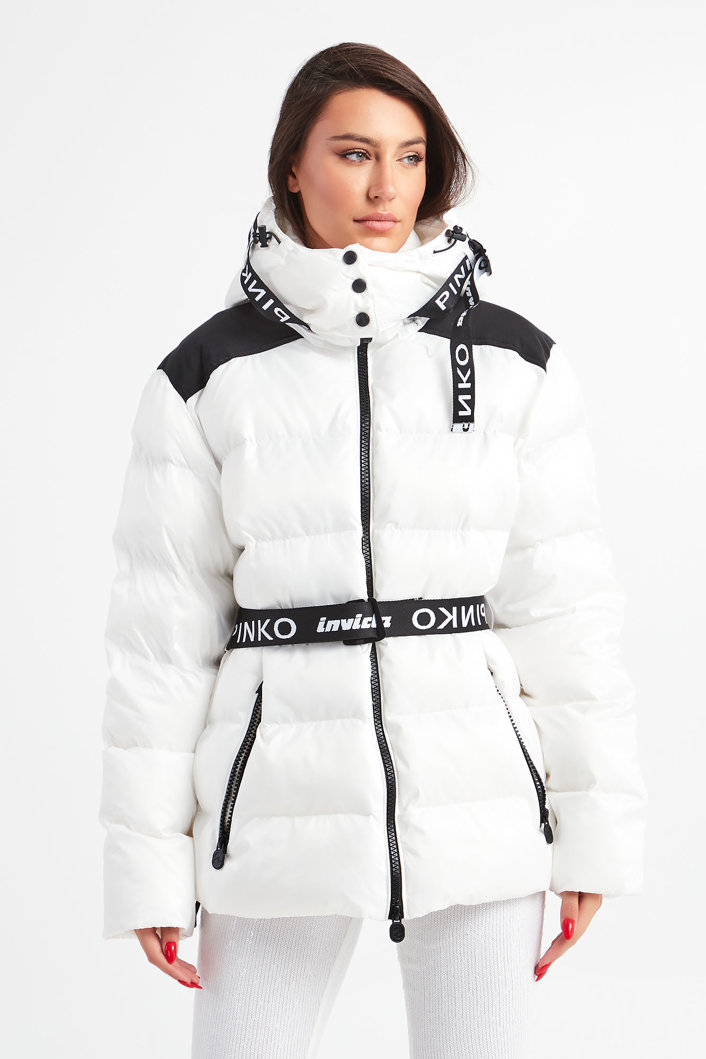 PINKO PINKO - PIUMINO INVICTA X PINKO CON CINTURA
