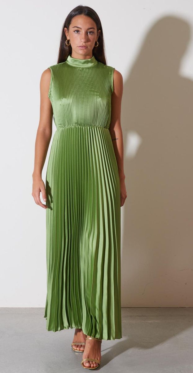 ANGELA DAVIS ABITO PLISSETTATO