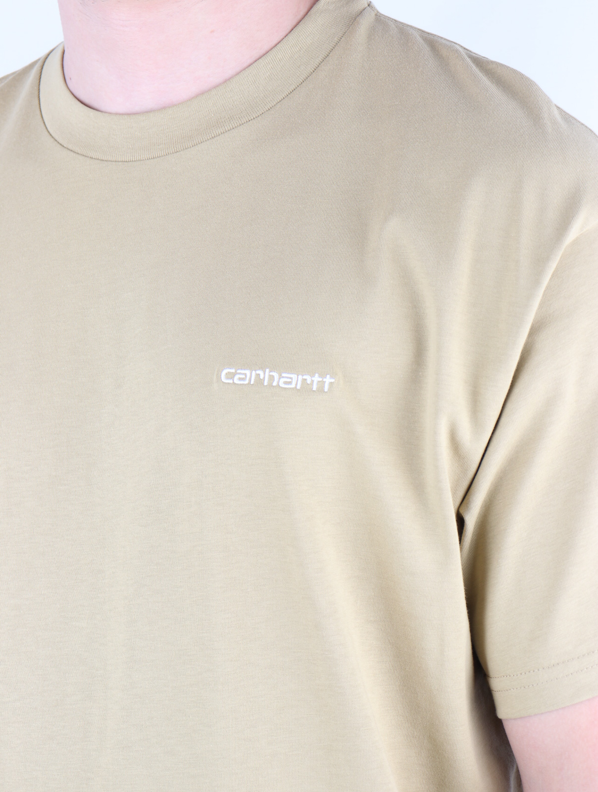 CARHARTT WIP T-SHIRT S/S SCRIPT EMBROIDERY T-SHIRT UOMO