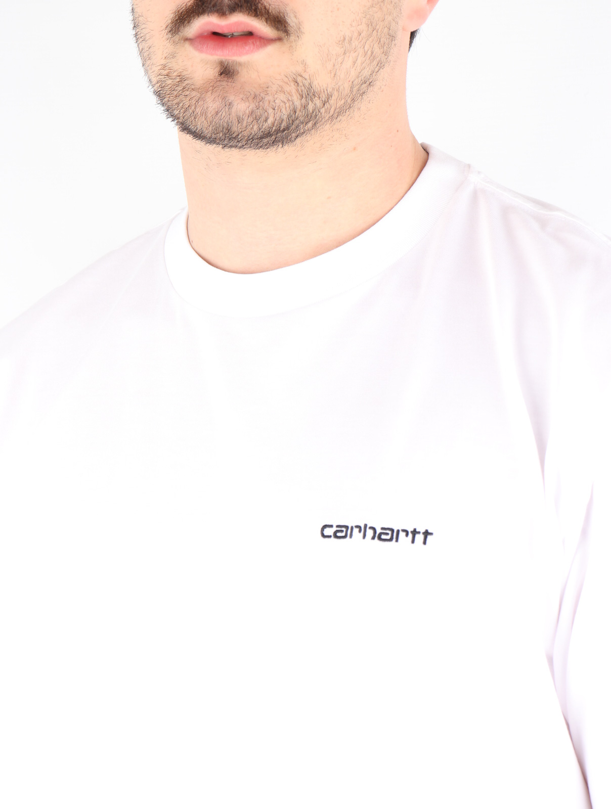 CARHARTT WIP T-SHIRT S/S SCRIPT EMBROIDERY T-SHIRT UOMO