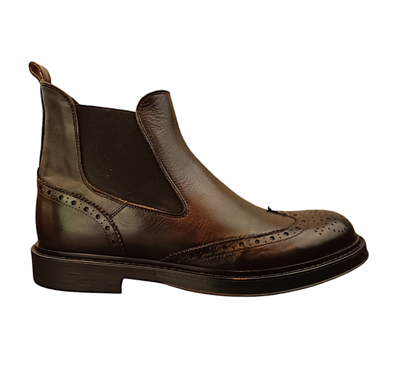 PAOLO DA PONTE STIVALETTO DUILIO VERA PELLE