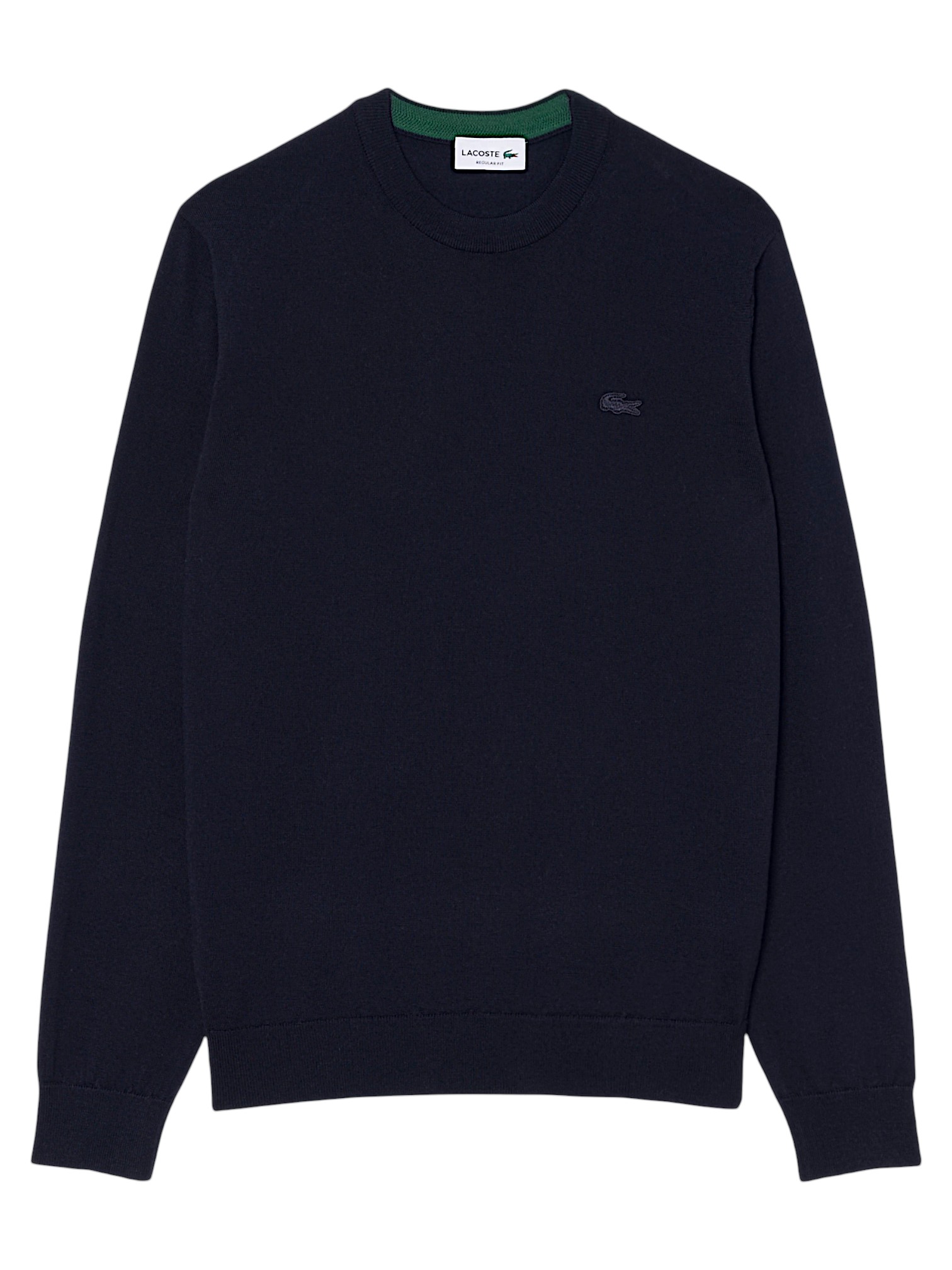 LACOSTE MAGLIA GIROCOLLO PURA LANA RASATA