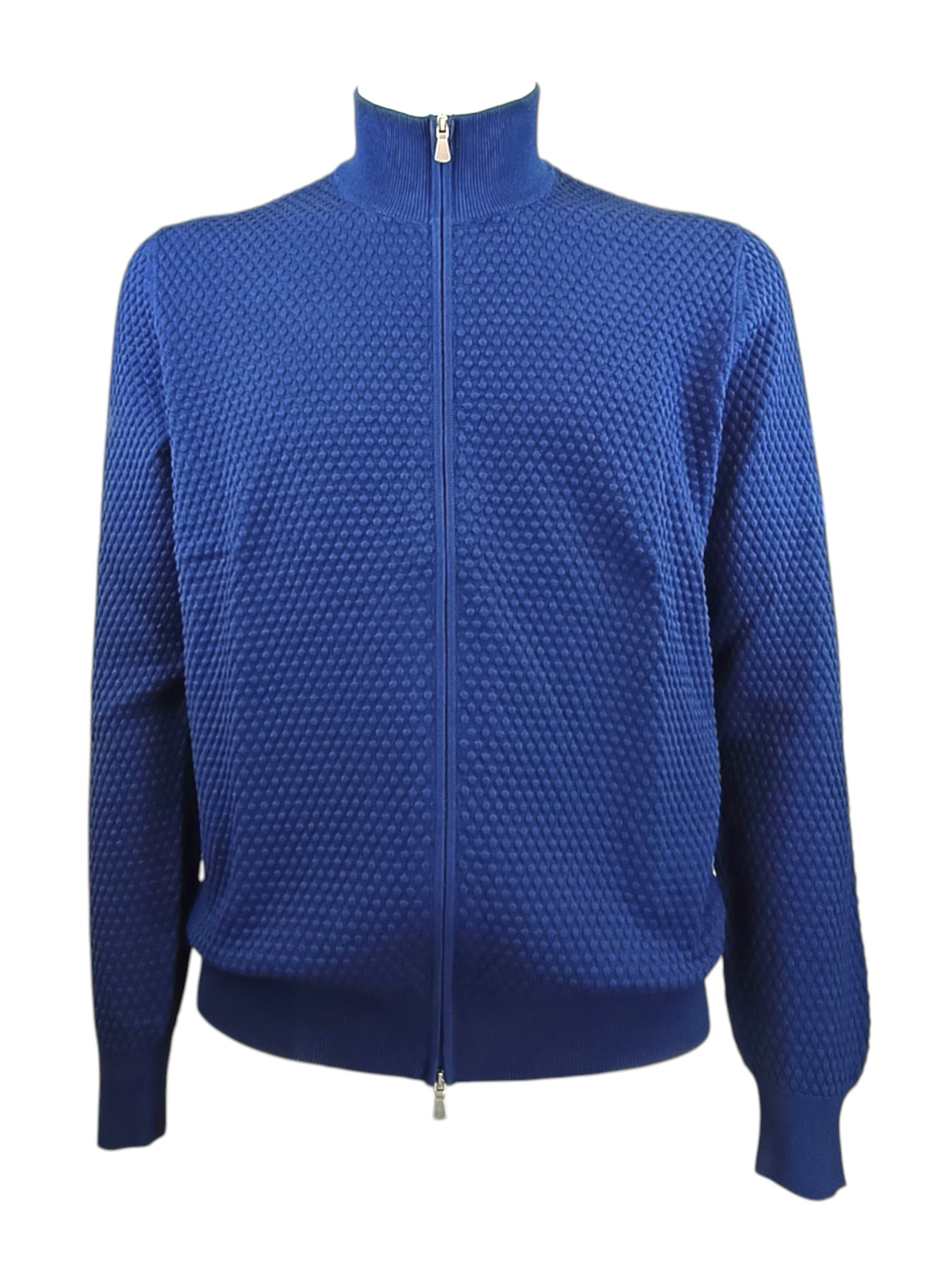 GRAN SASSO MAGLIA FULL ZIP PURO COTONE