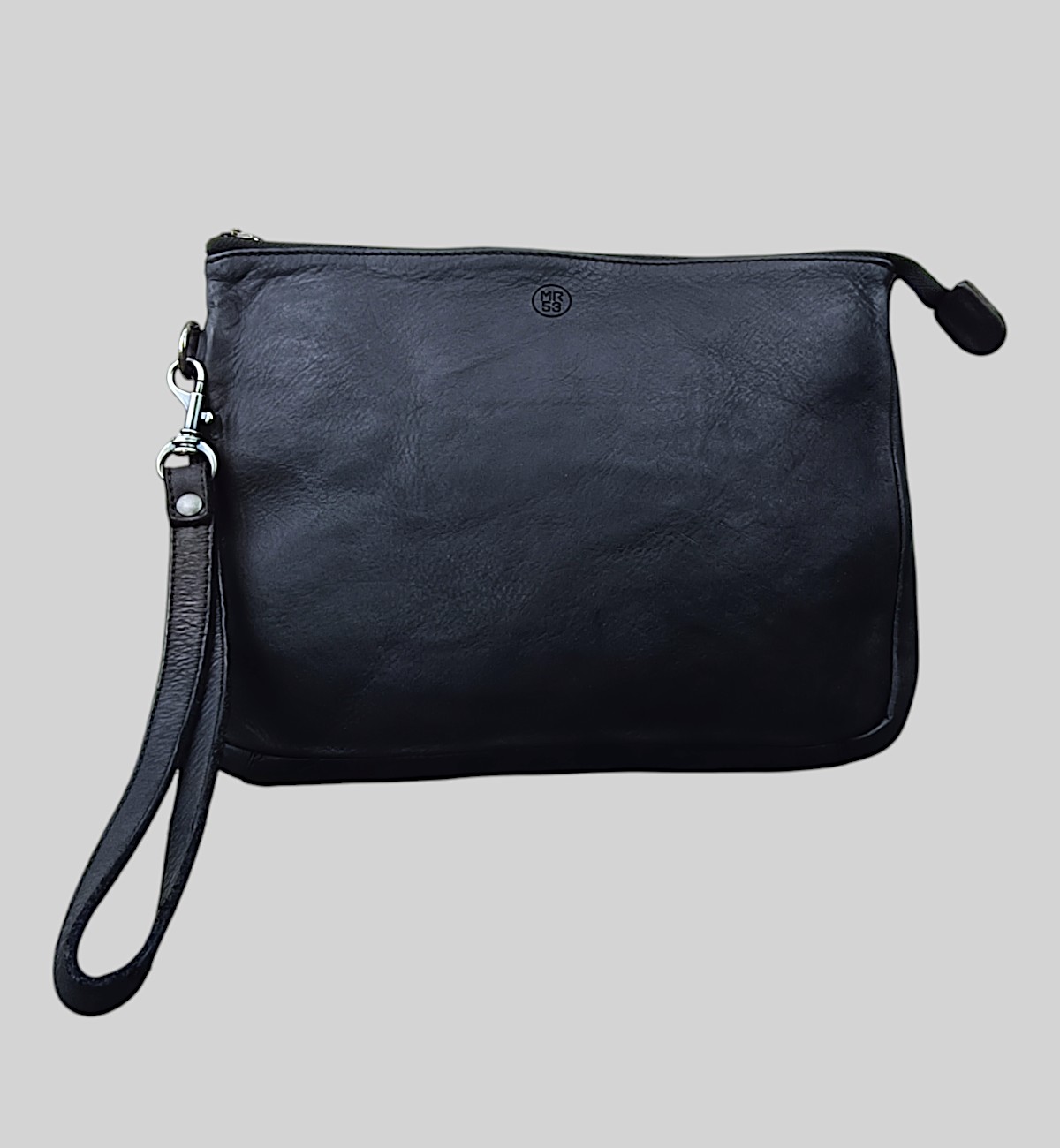 MINORONZONI POCHETTE PELLE ZIP