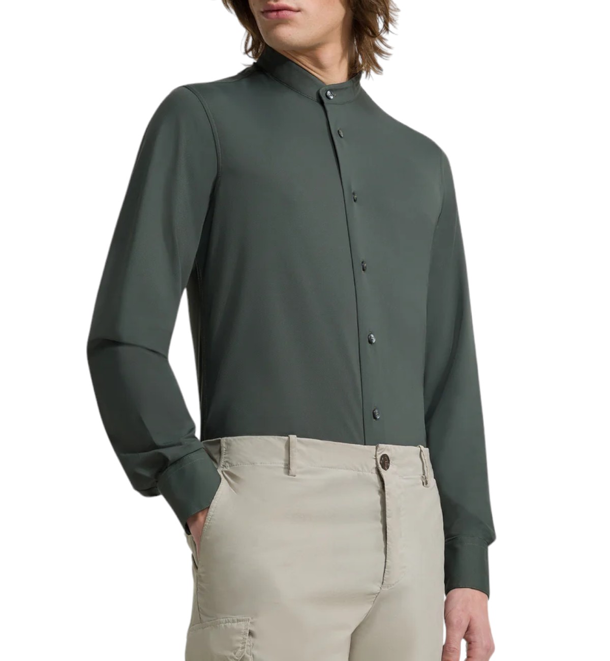 RRD CAMICIA COREANA TESSUTO TECNICO