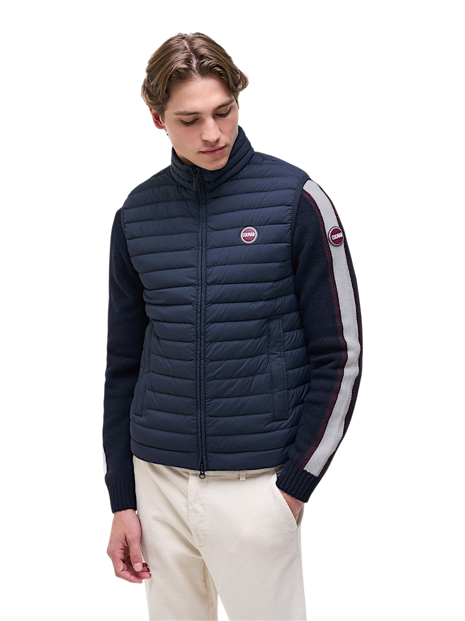 COLMAR 12000048 4ZP QUILTED VEST NATURAL DOWN 0562