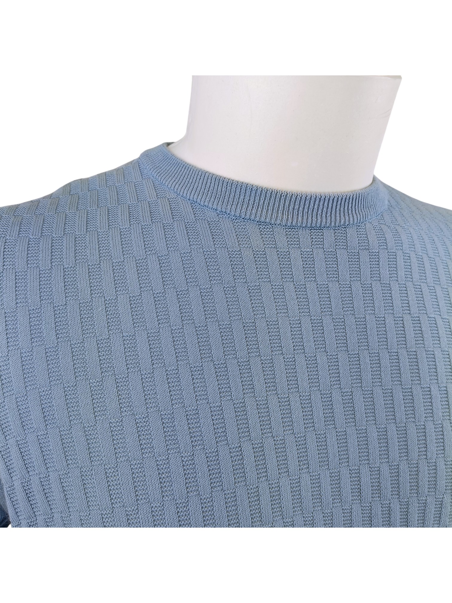 JEORDIE'S T. SHIRT TRICOT LINO E COTONE LAVORATO