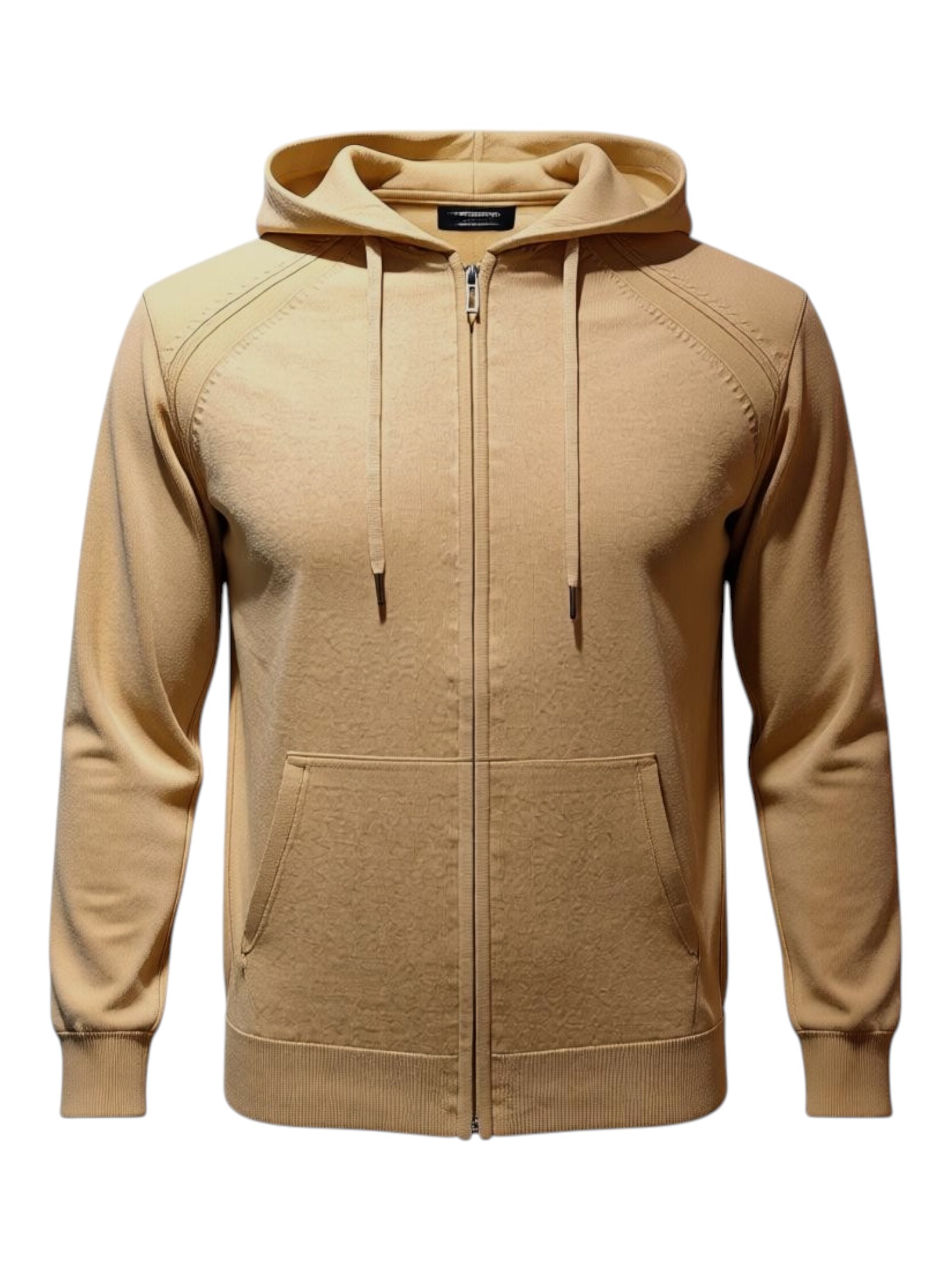 OUT/FIT GIUBBINO MAGLIA CAPPUCCIO TENCEL E SETA