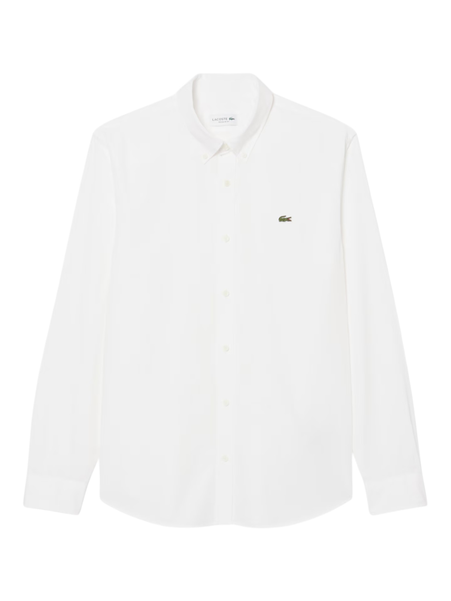 LACOSTE CAMICIA B. DOWN PURO COTONE MANICA LUNGA