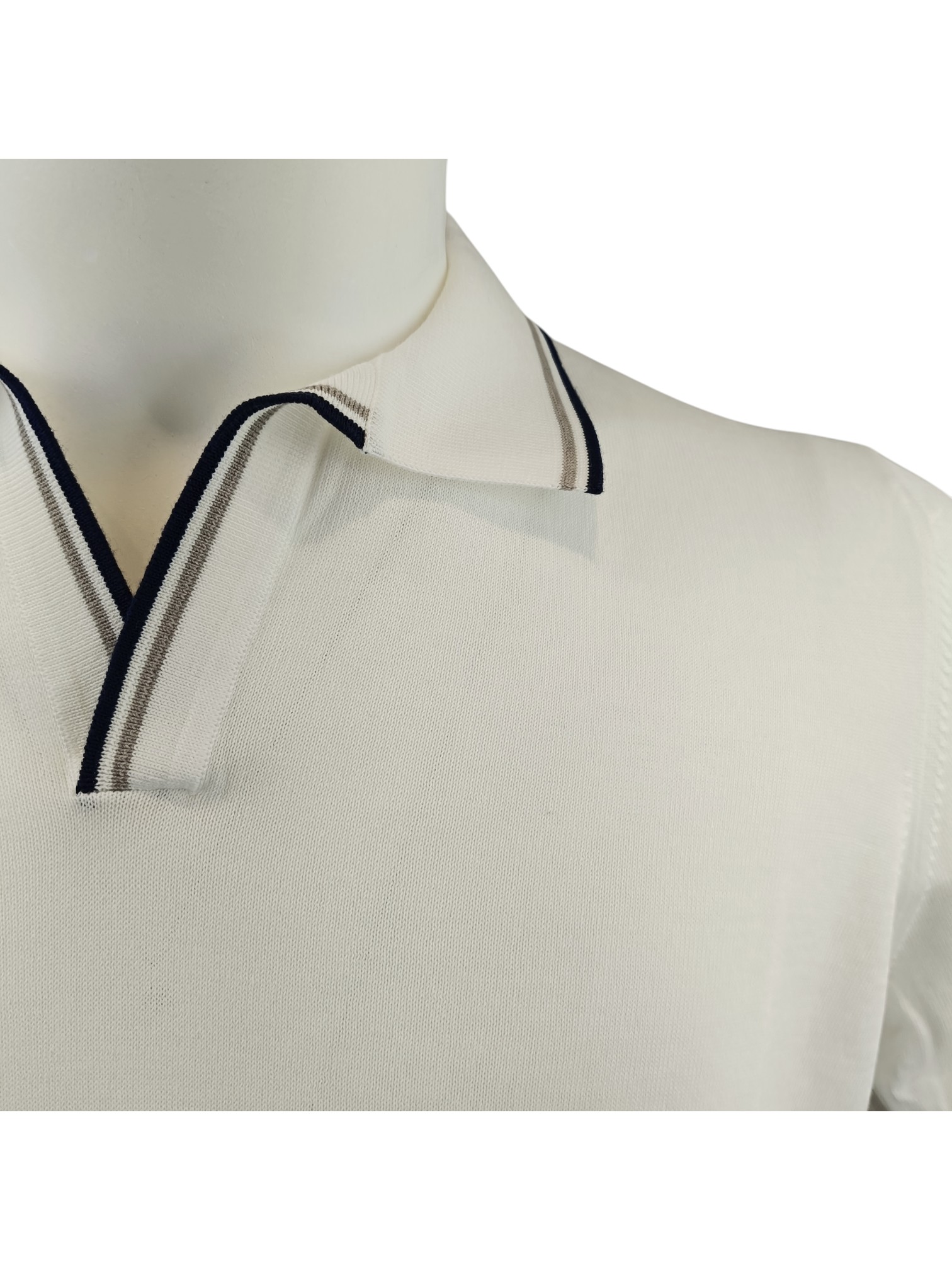 GRAN SASSO POLO TRICOT COTONE MANICA CORTA