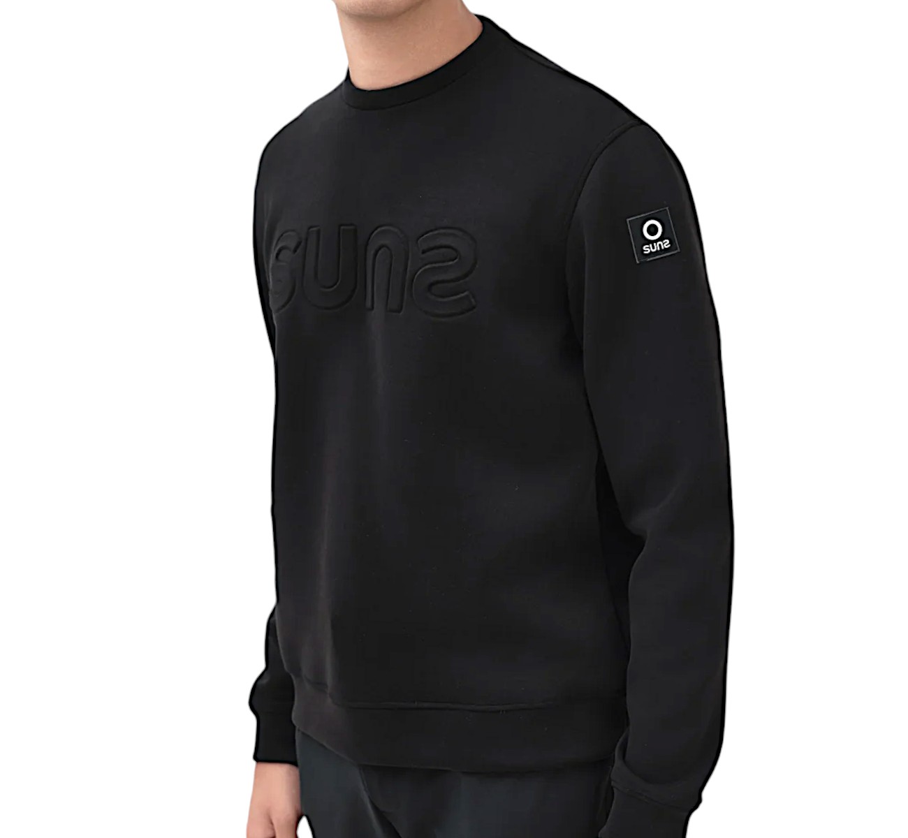 SUNS FELPA GIROCOLLO TESSUTO TECNICO