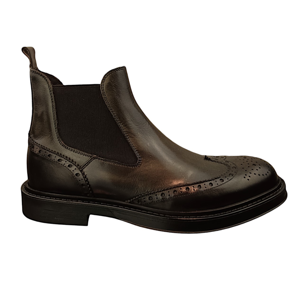 PAOLO DA PONTE STIVALETTO DUILIO VERA PELLE