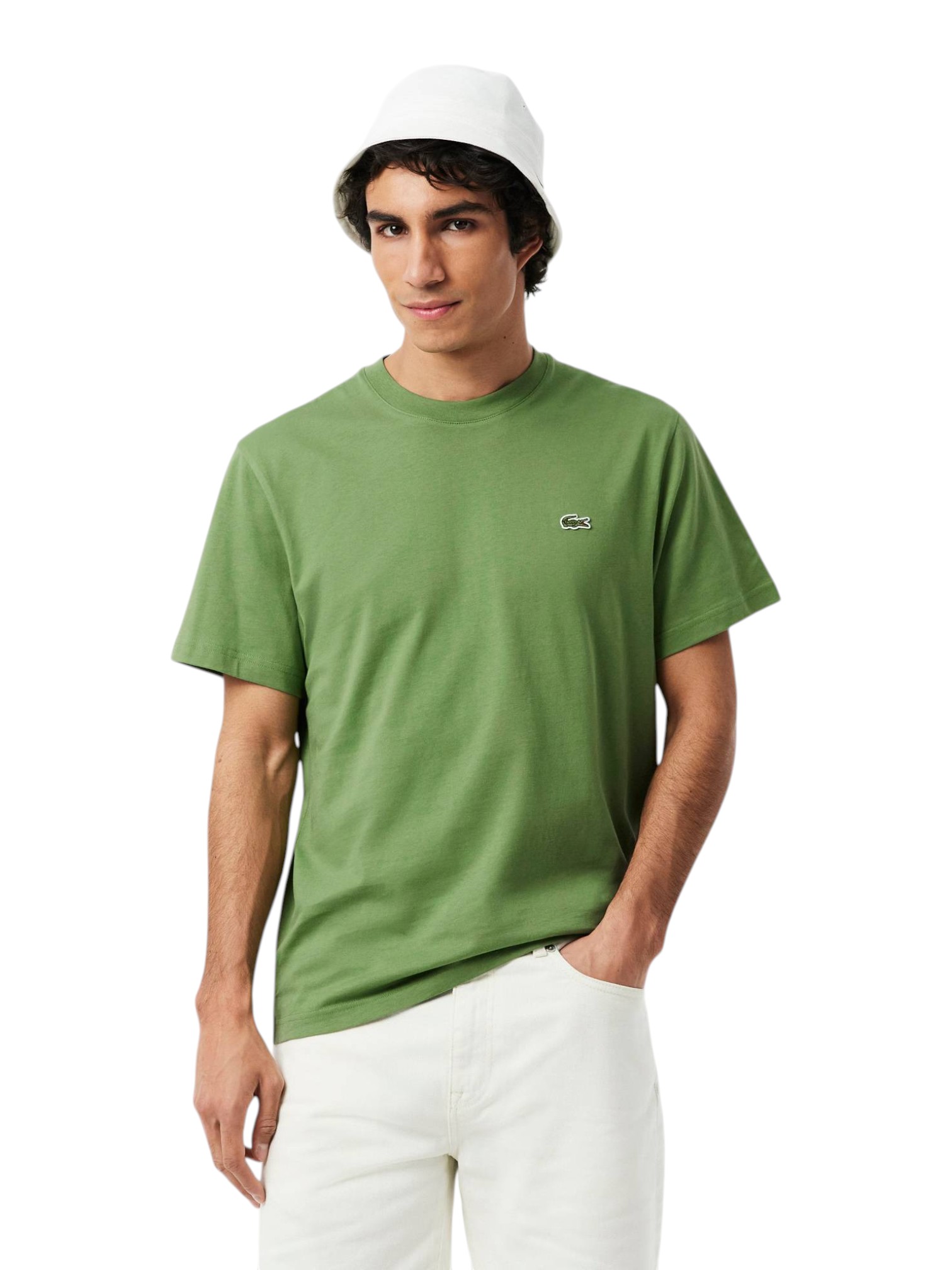 LACOSTE T. SHIRT OVER PURO COTONE