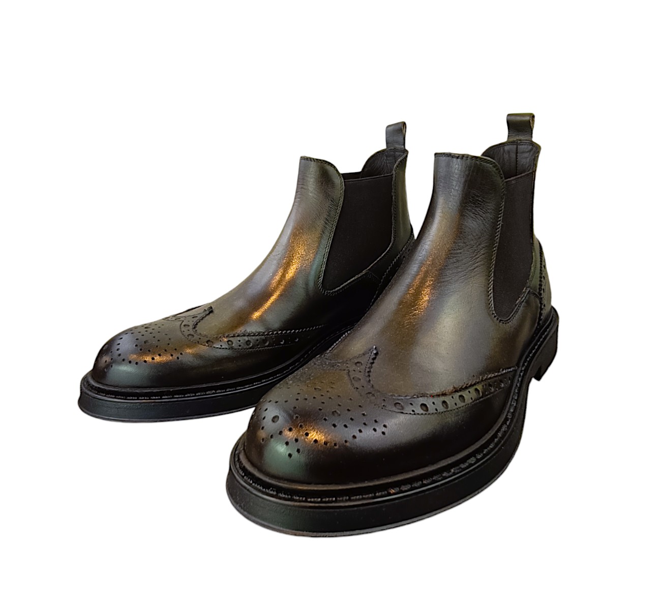 PAOLO DA PONTE STIVALETTO DUILIO VERA PELLE