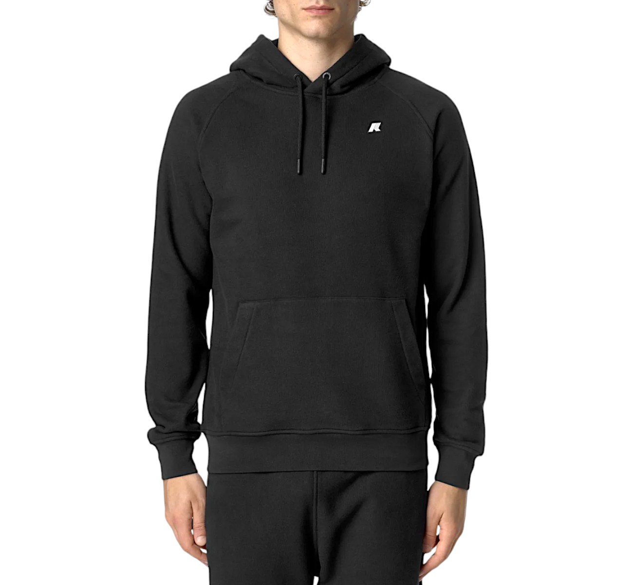 K-WAY FELPA CAPPUCCIO FULL ZIP