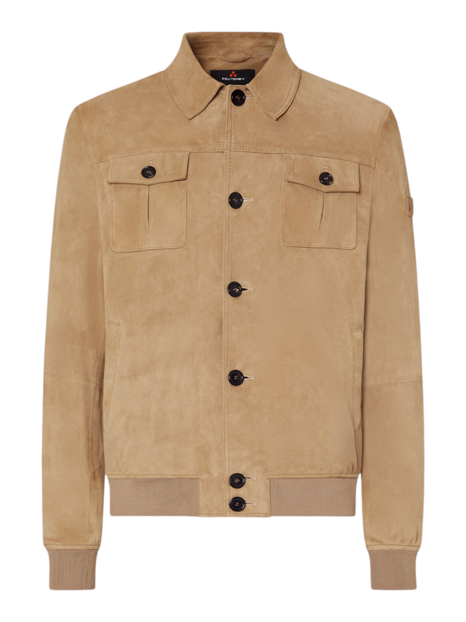 PEUTEREY GIUBBOTTO SUEDE BOTTONI