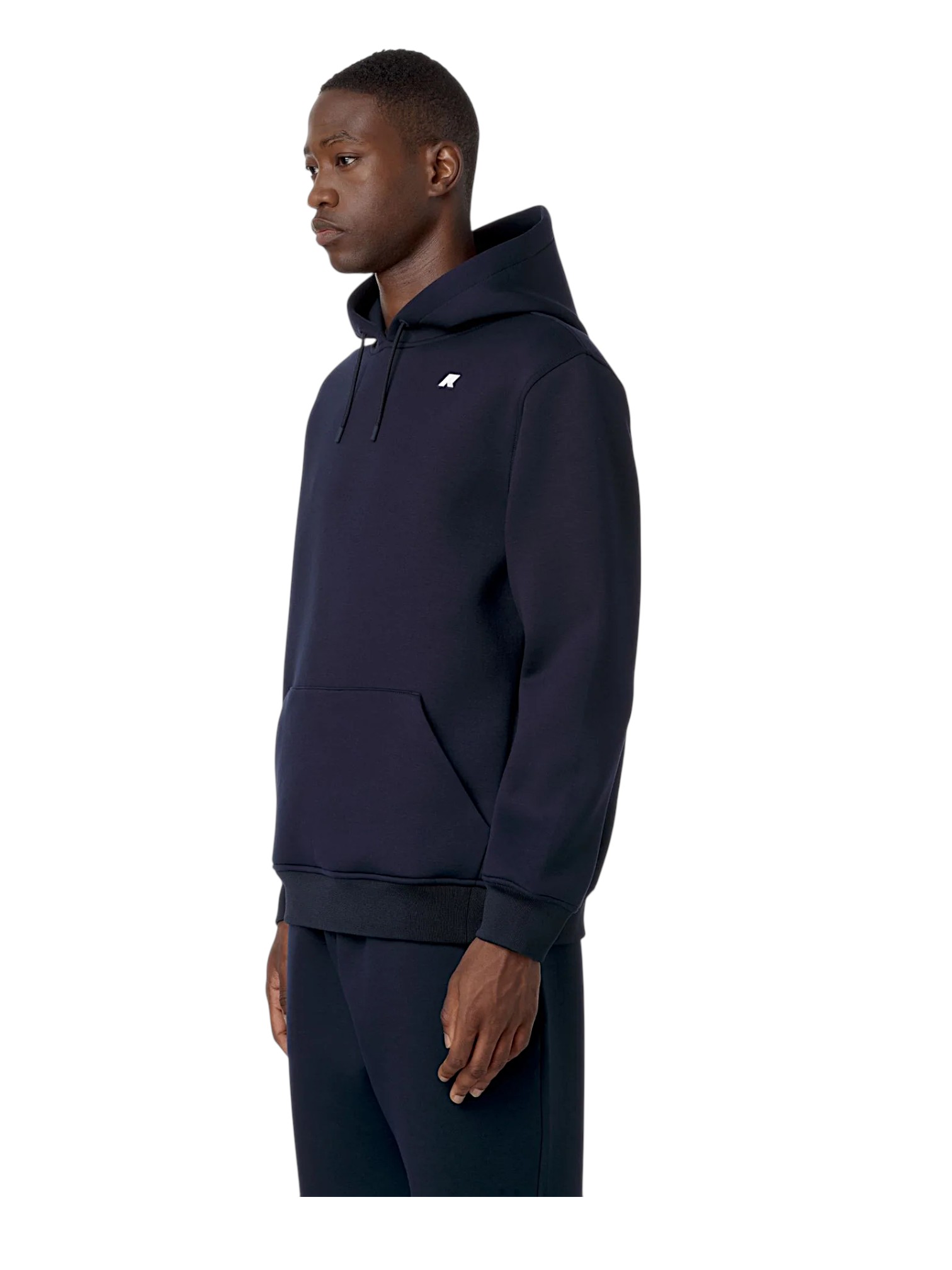 K-WAY FELPA ZIP CAPPUCCIO TECNICA