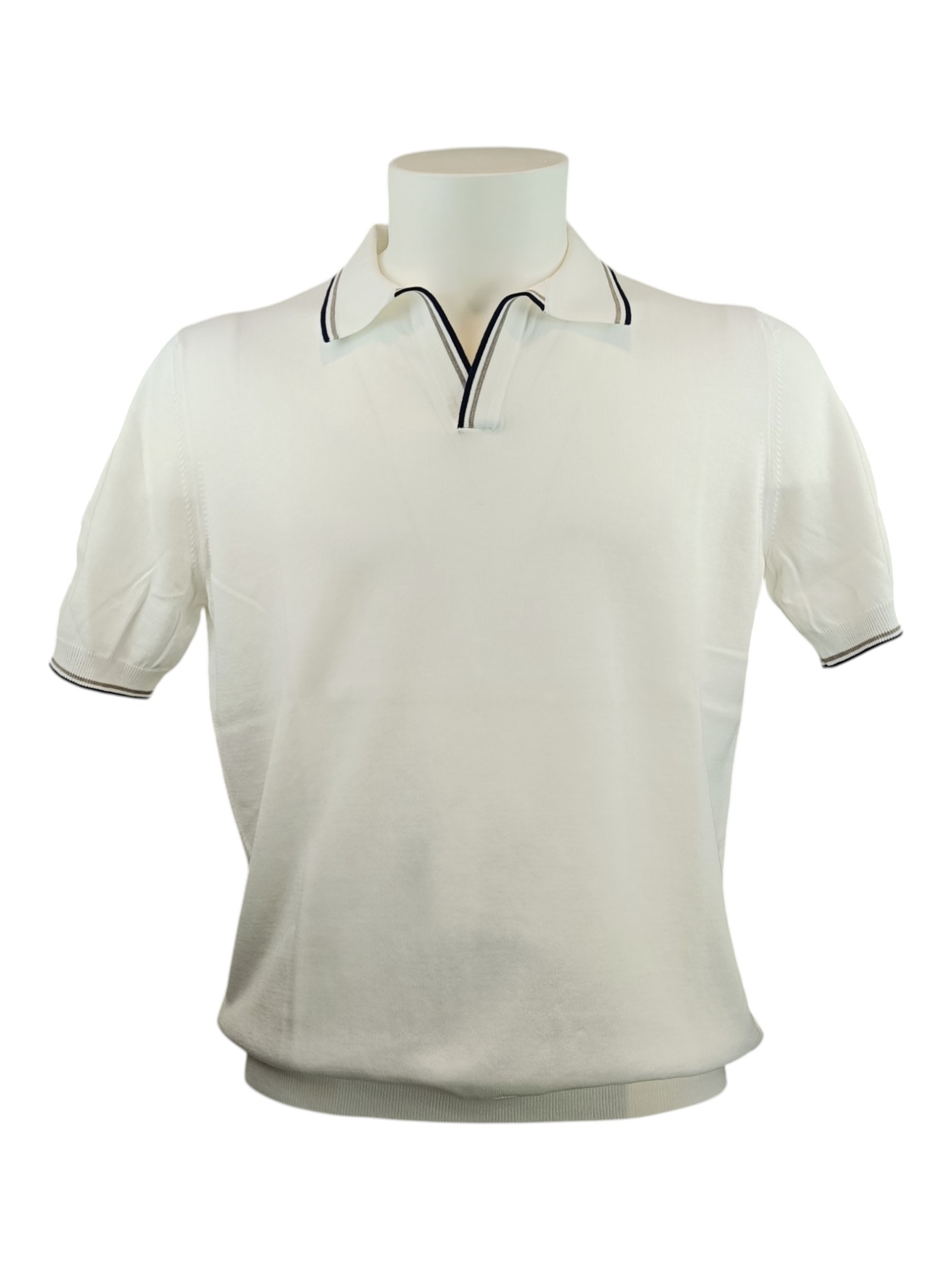 GRAN SASSO POLO TRICOT COTONE MANICA CORTA
