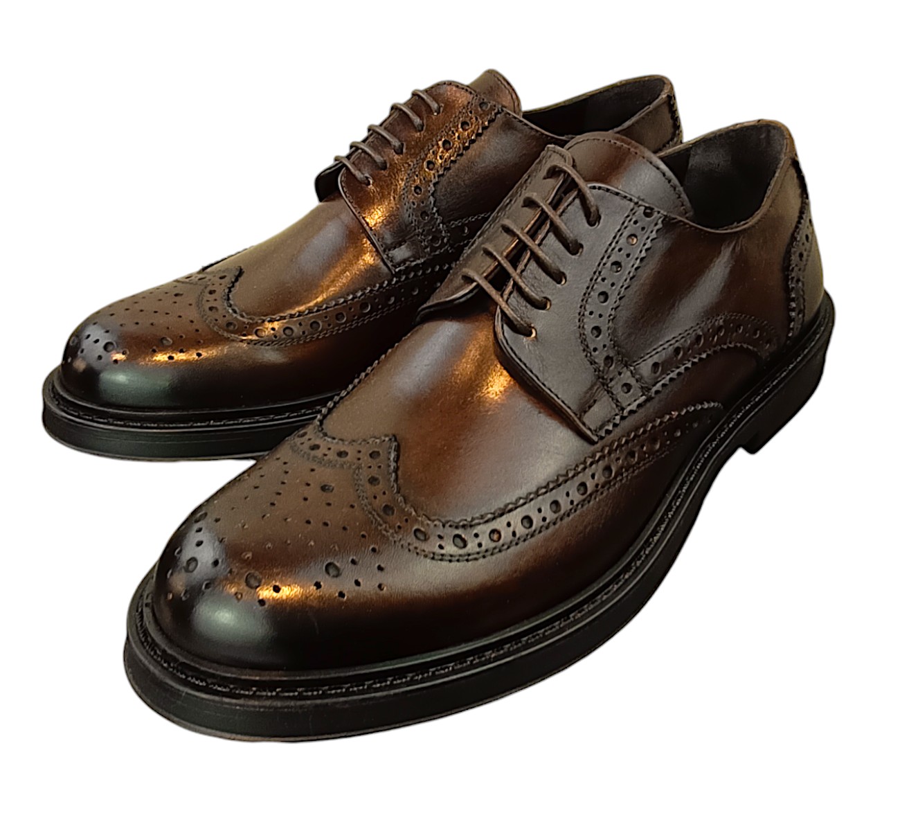 PAOLO DA PONTE SCARPA DERBY VERA PELLE