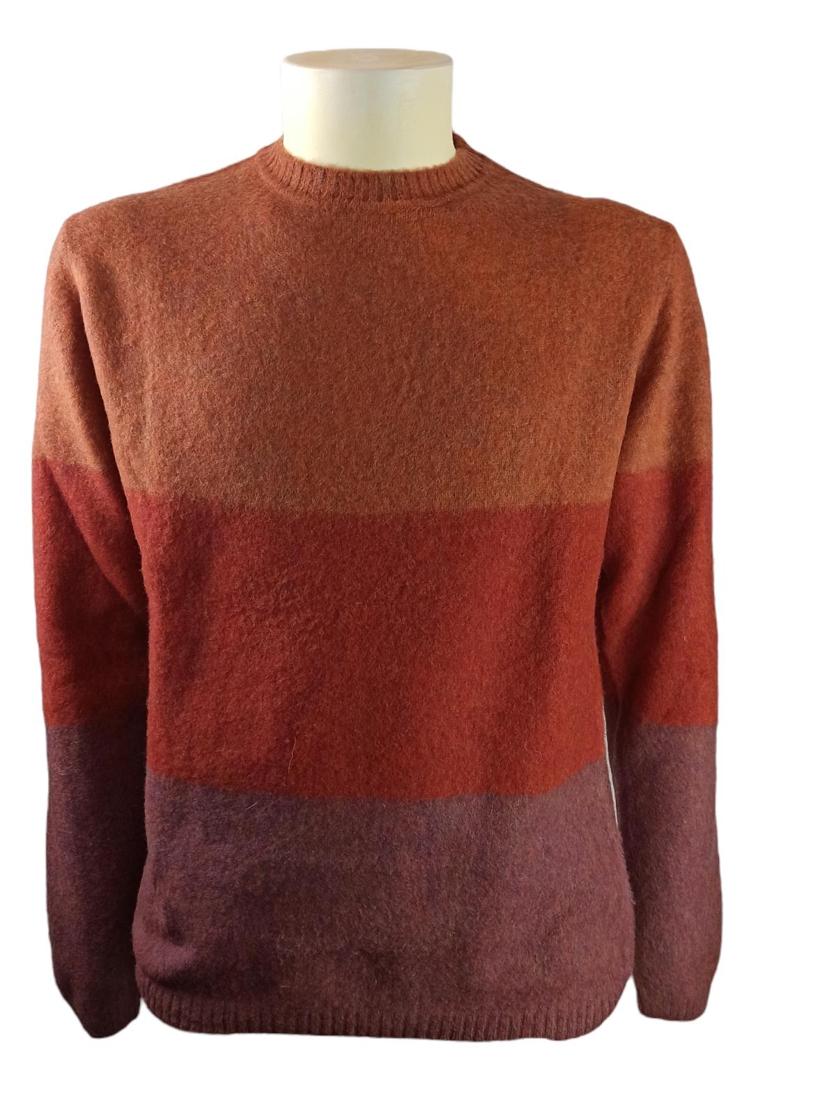 DANIELE FIESOLI MAGLIA GIROCOLLO MULTICOLOR LANA COTTA