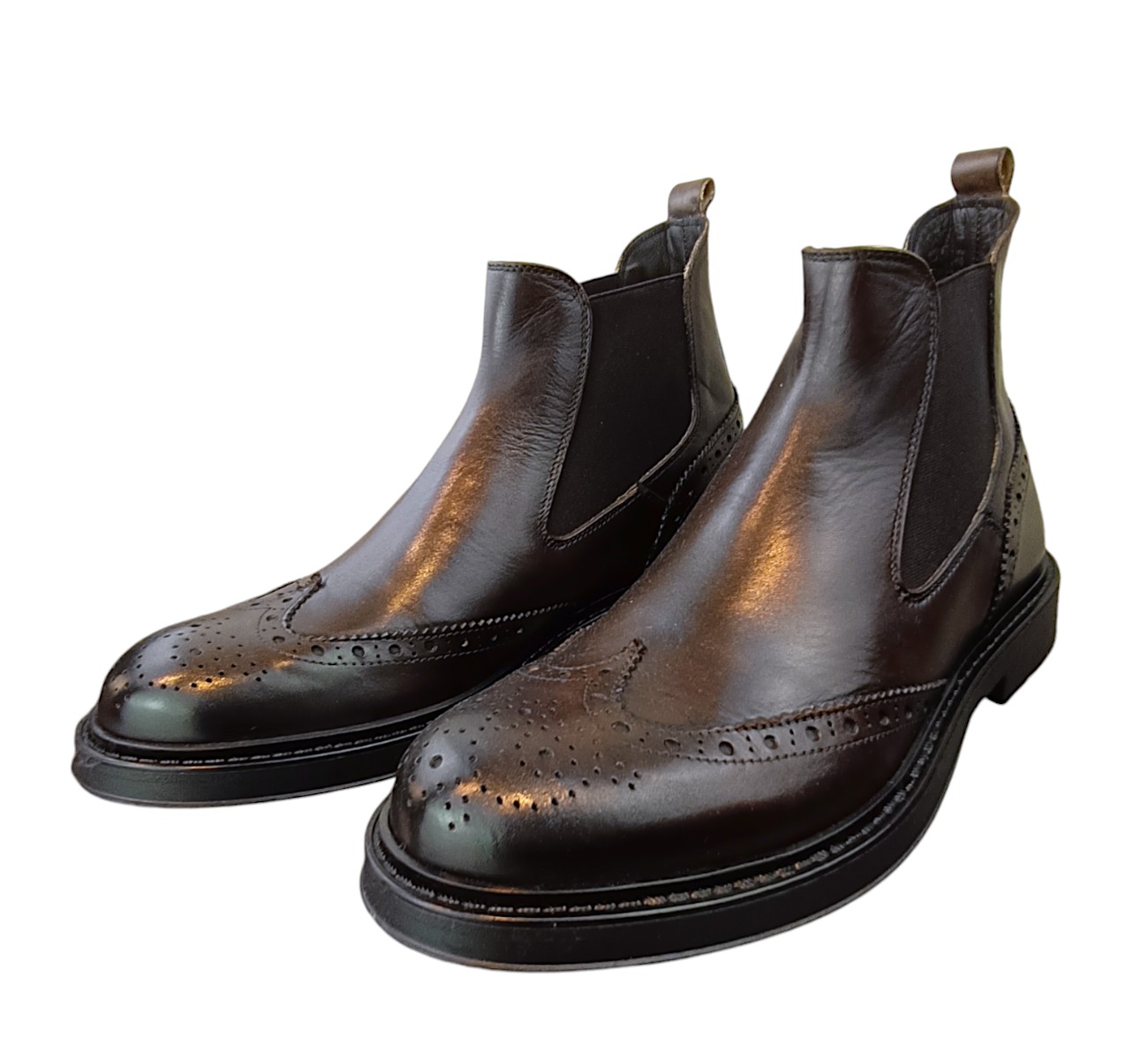 PAOLO DA PONTE STIVALETTO DUILIO VERA PELLE