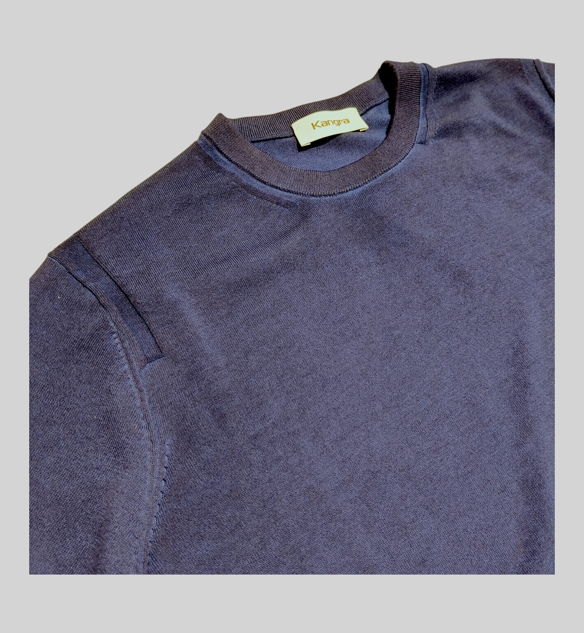 KANGRA MAGLIA GIROCOLLO PURO COTONE