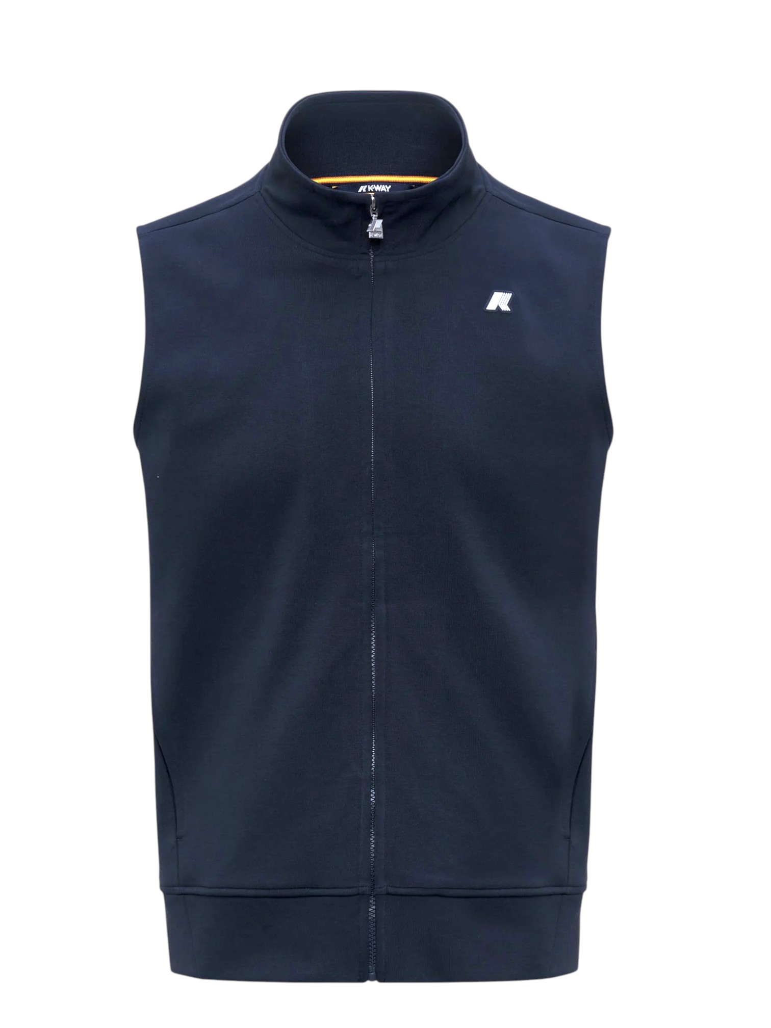 K-WAY GILET FELPA ZIP COTONE TECNICO