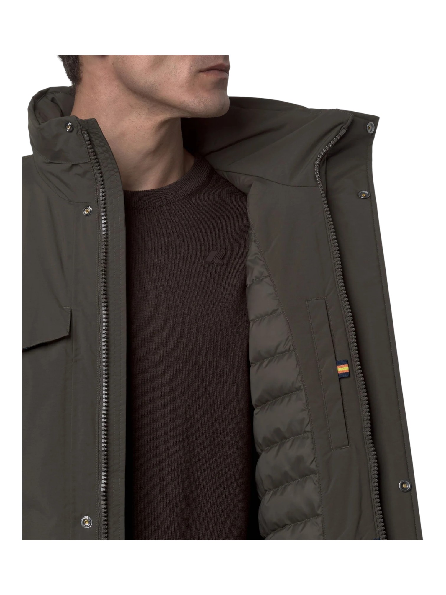 K-WAY FIELD JACKET IMBOTTITA