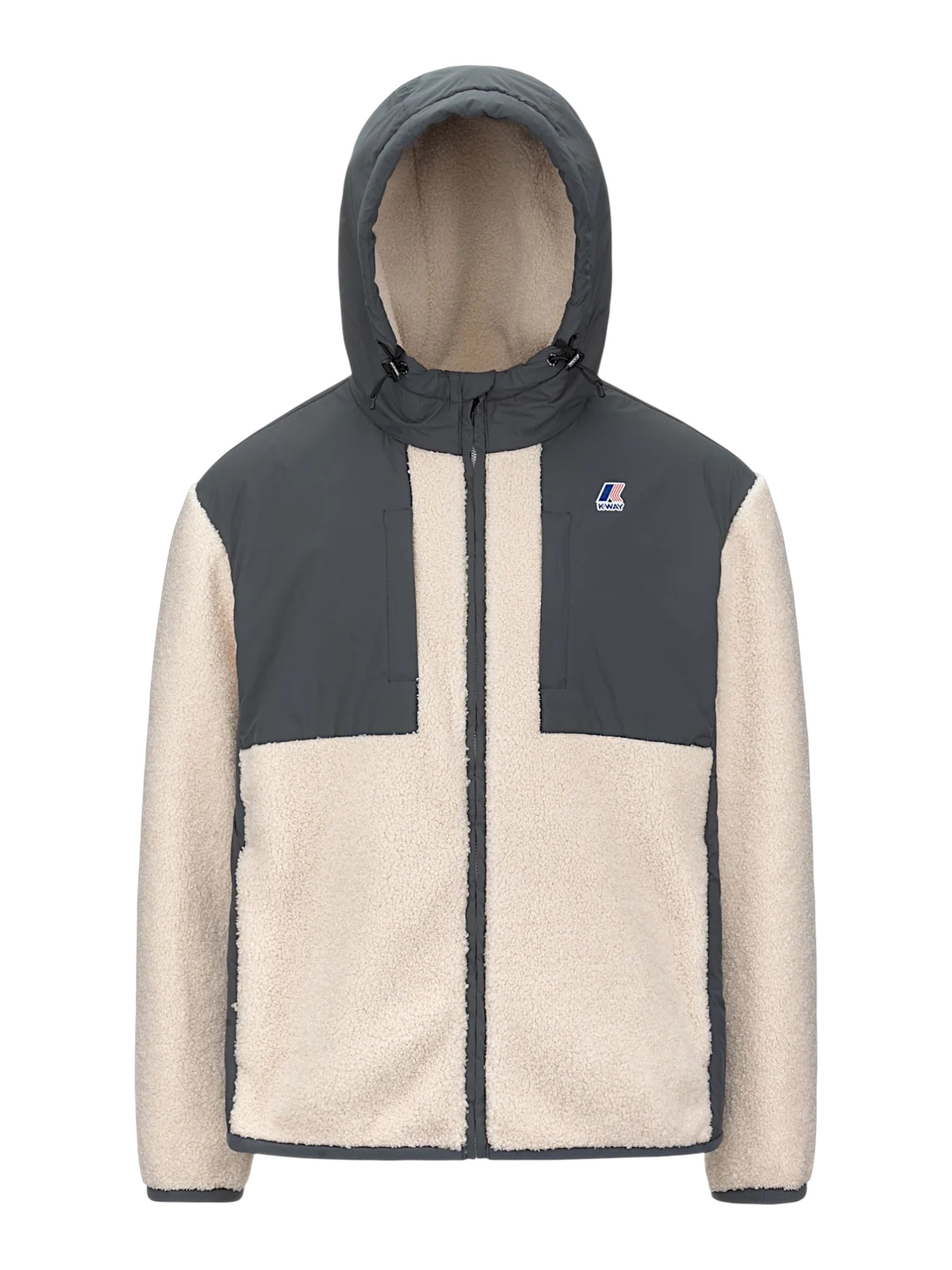 K-WAY GIUBBOTTO CAPPUCCIO ORSETTO