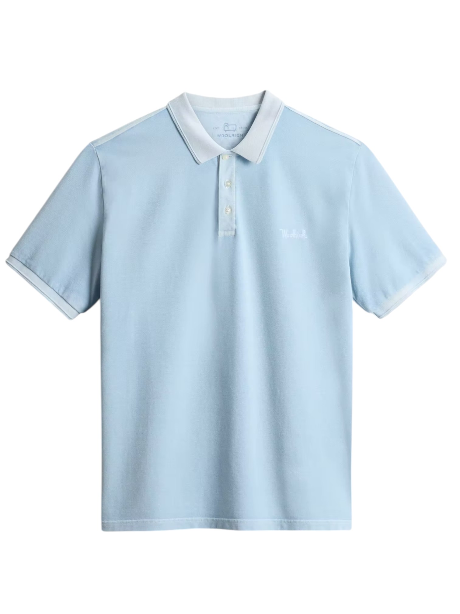 WOOLRICH POLO PIQUET VINTAGE PURO COTONE MANICA CORTA