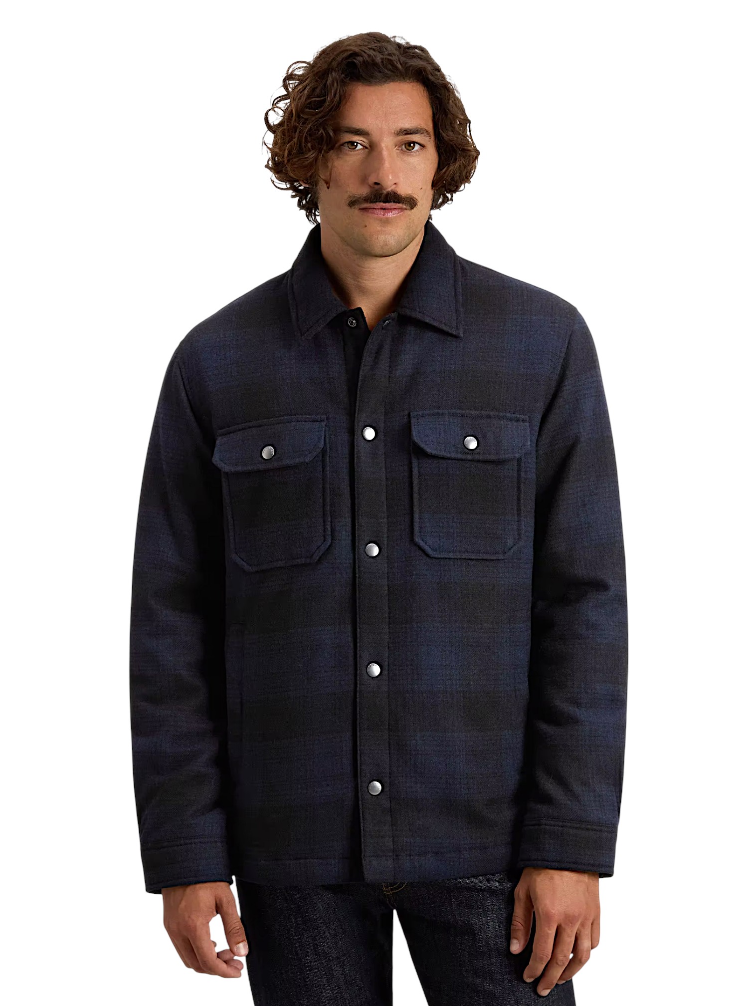 WOOLRICH CFWOOS2018MBUT3046 WOOL CHECK ALASKAN SHIRT JKT 0562