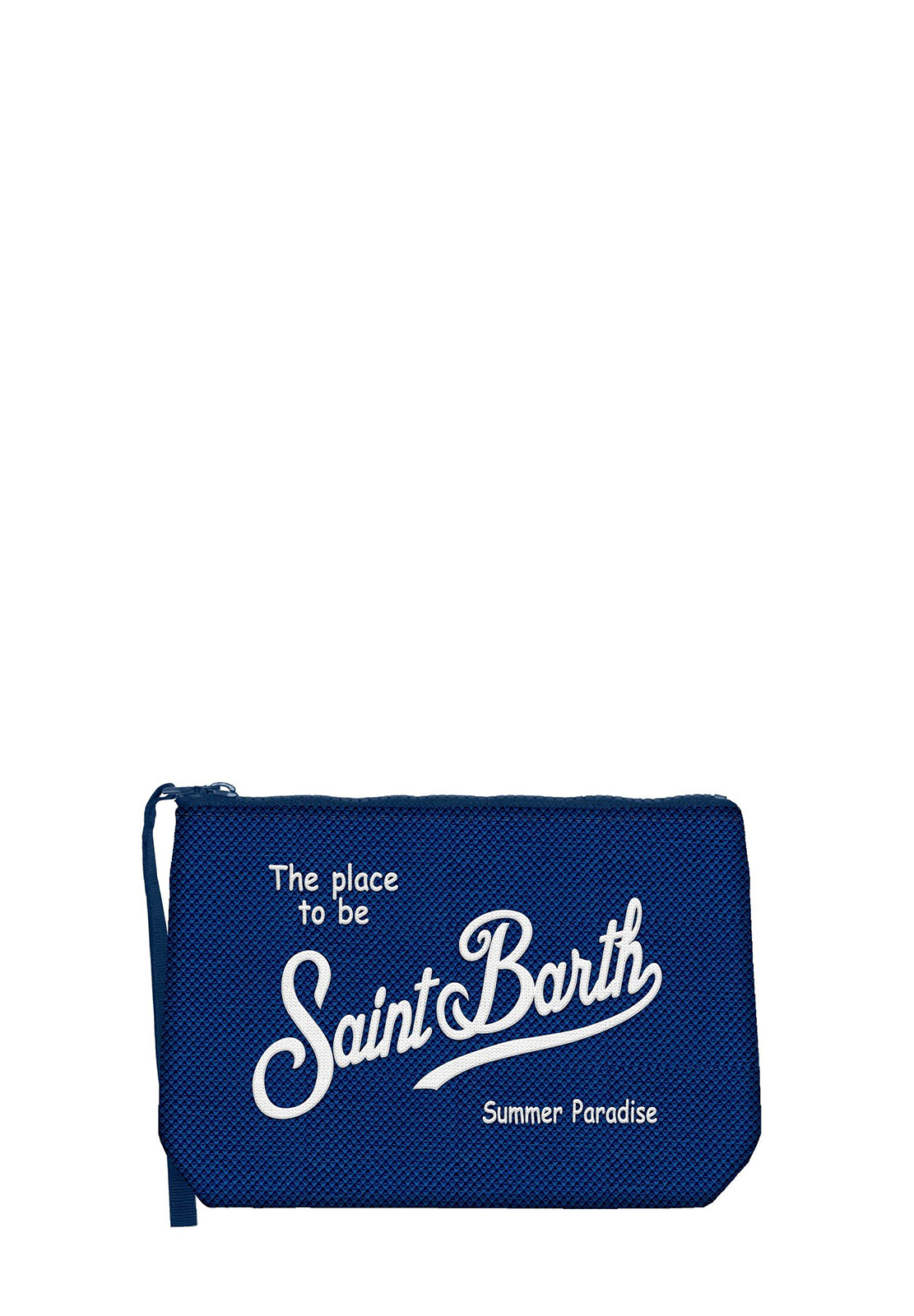 SAINT BARTH POCHETTE ALINE IN PIQUET TINTA UNITA
