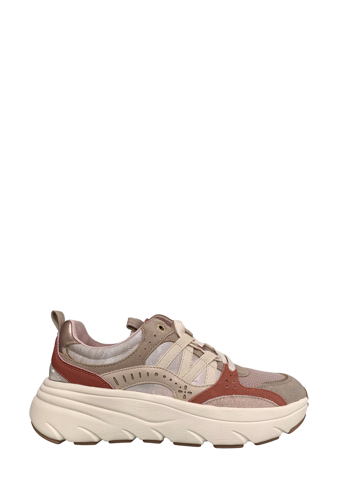 TWINSET SNEAKERS RUNNING IN PELLE