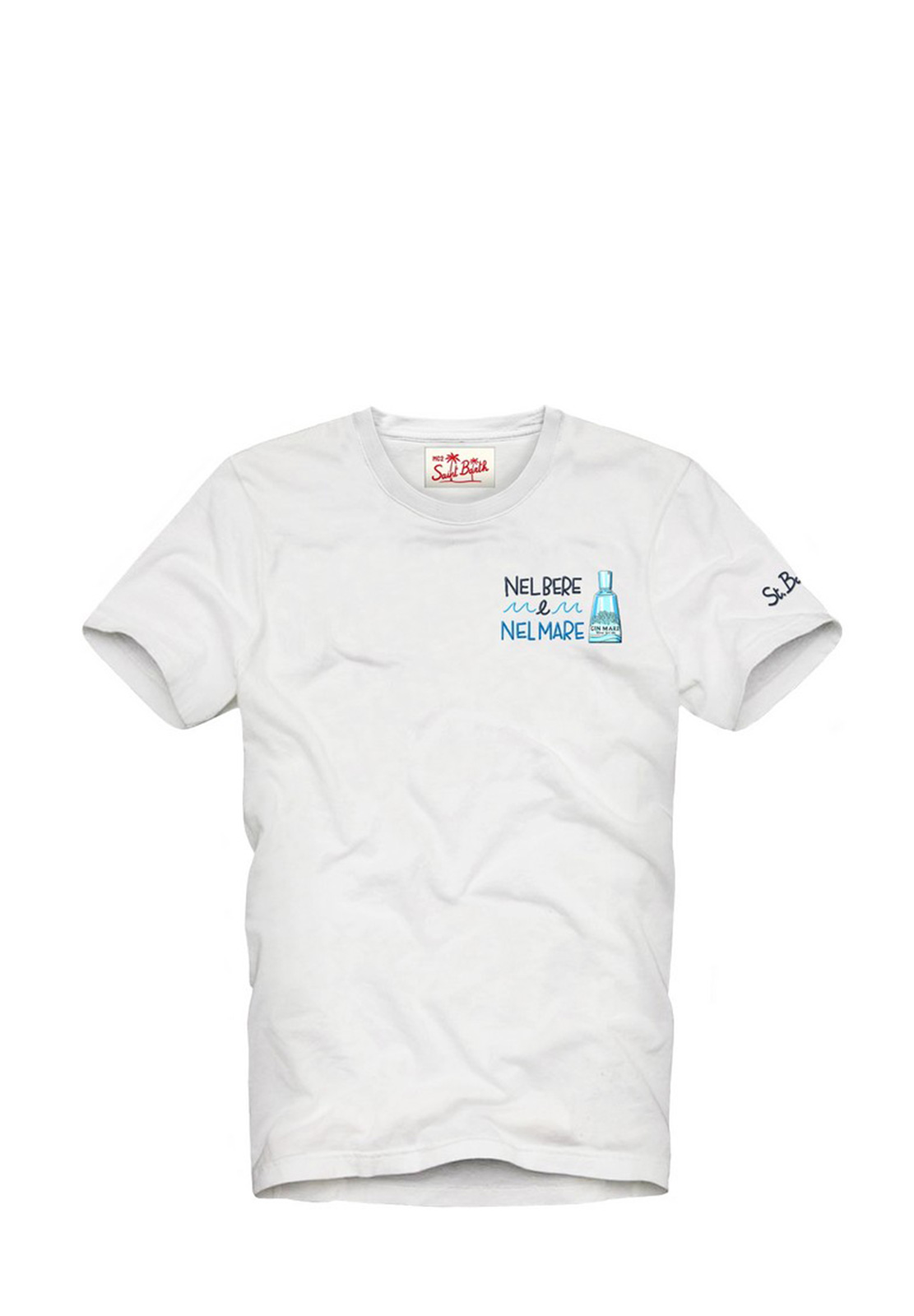 SAINT BARTH T-SHIRT NEL BERE E NEL MARE
