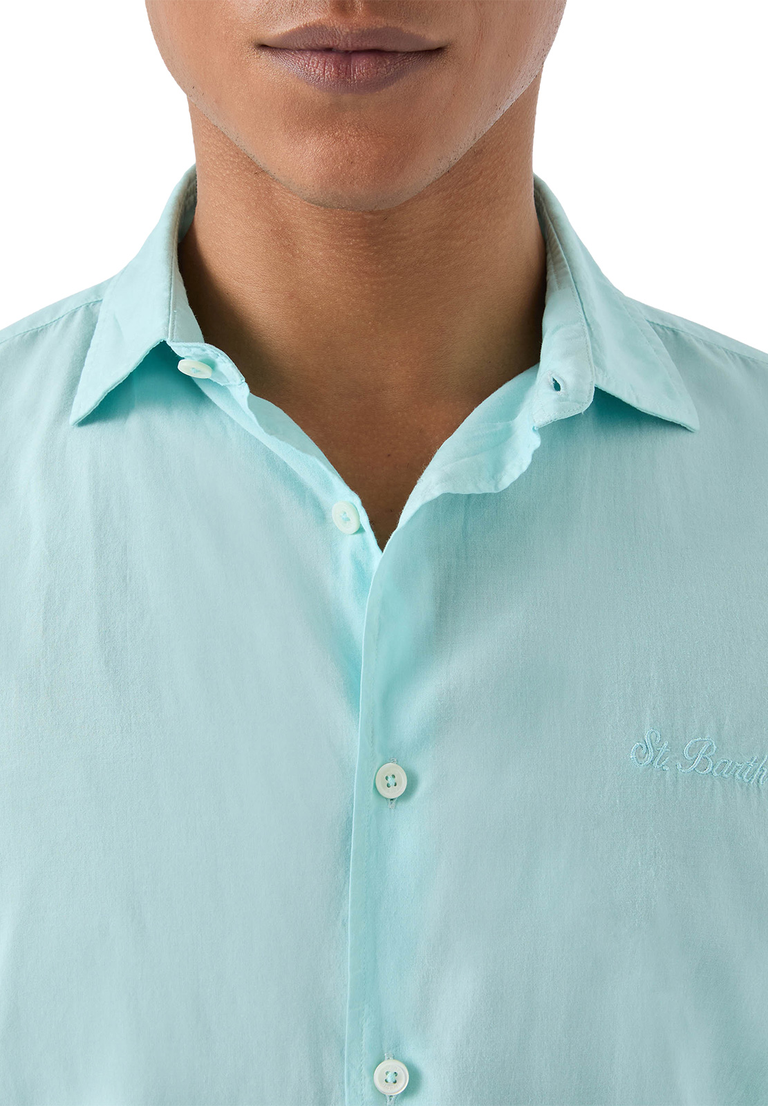 SAINT BARTH CAMICIA IN MUSSOLA DI COTONE