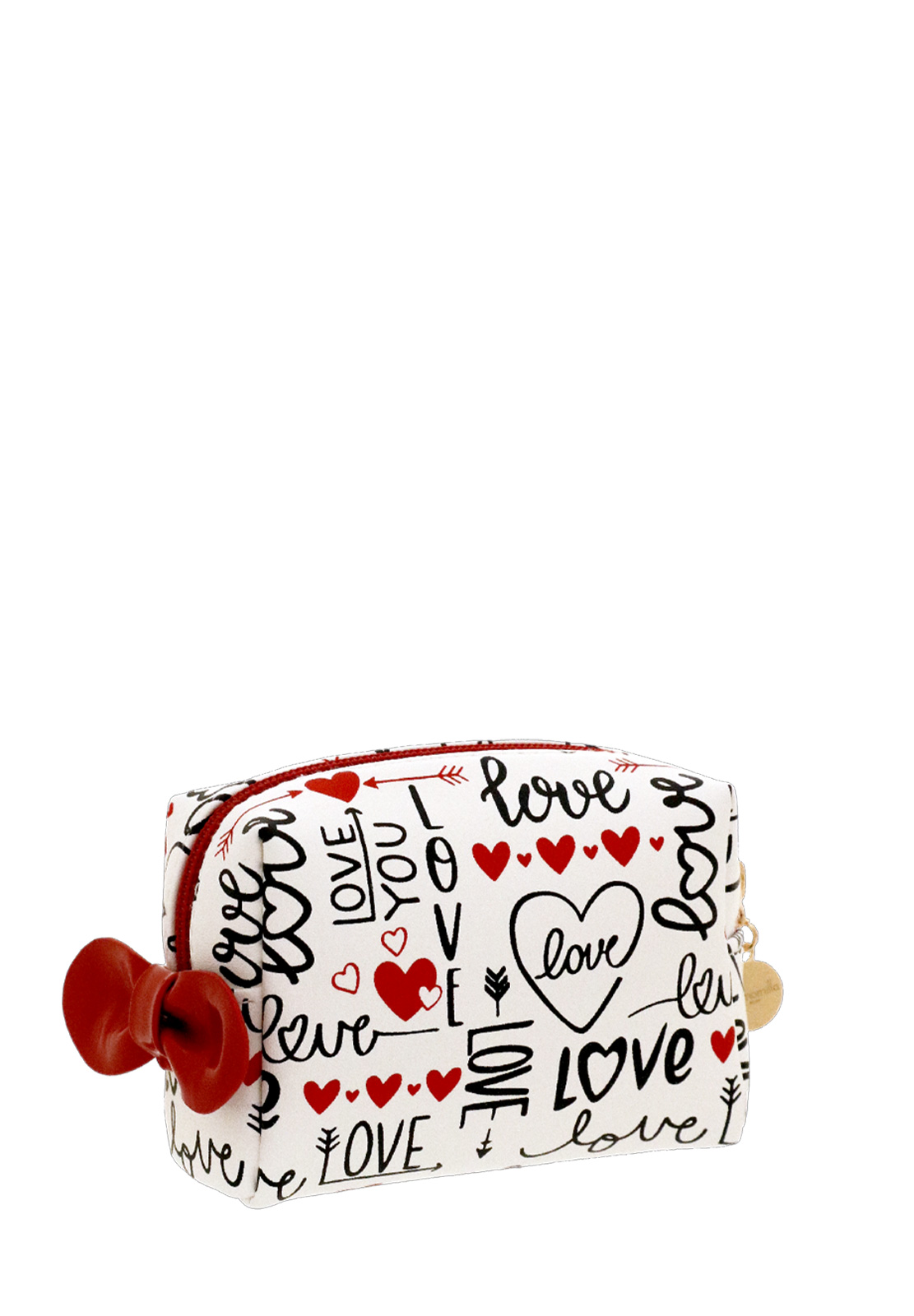 CAMOMILLA NECESSAIRE S LOVE BIANCO