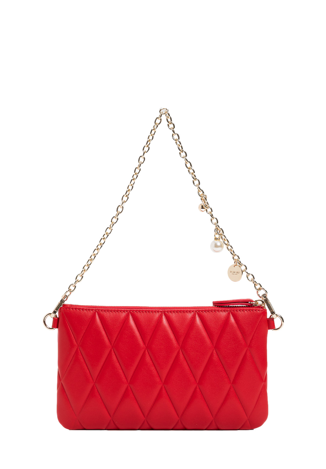 TWINSET MINI BORSA TRAPUNTATA CON LOGO