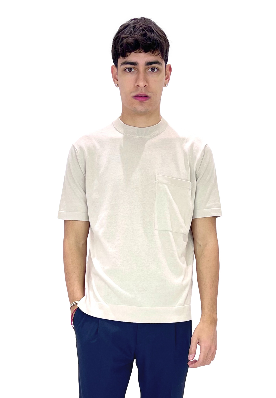 FILIPPO DE LAURENTIIS T-SHIRT OVER CON TASCONE