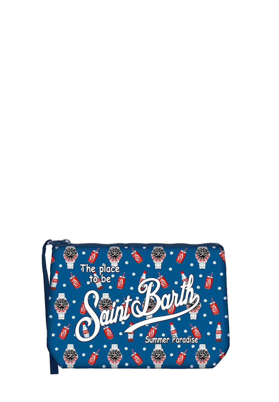 SAINT BARTH POCHETTE ALINE WATCH RED COLA