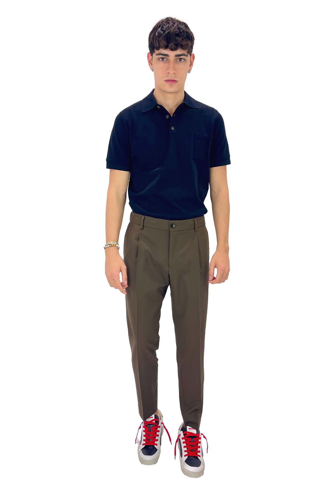 BE ABLE PANTALONI 1 PENCE CON ELASTICO