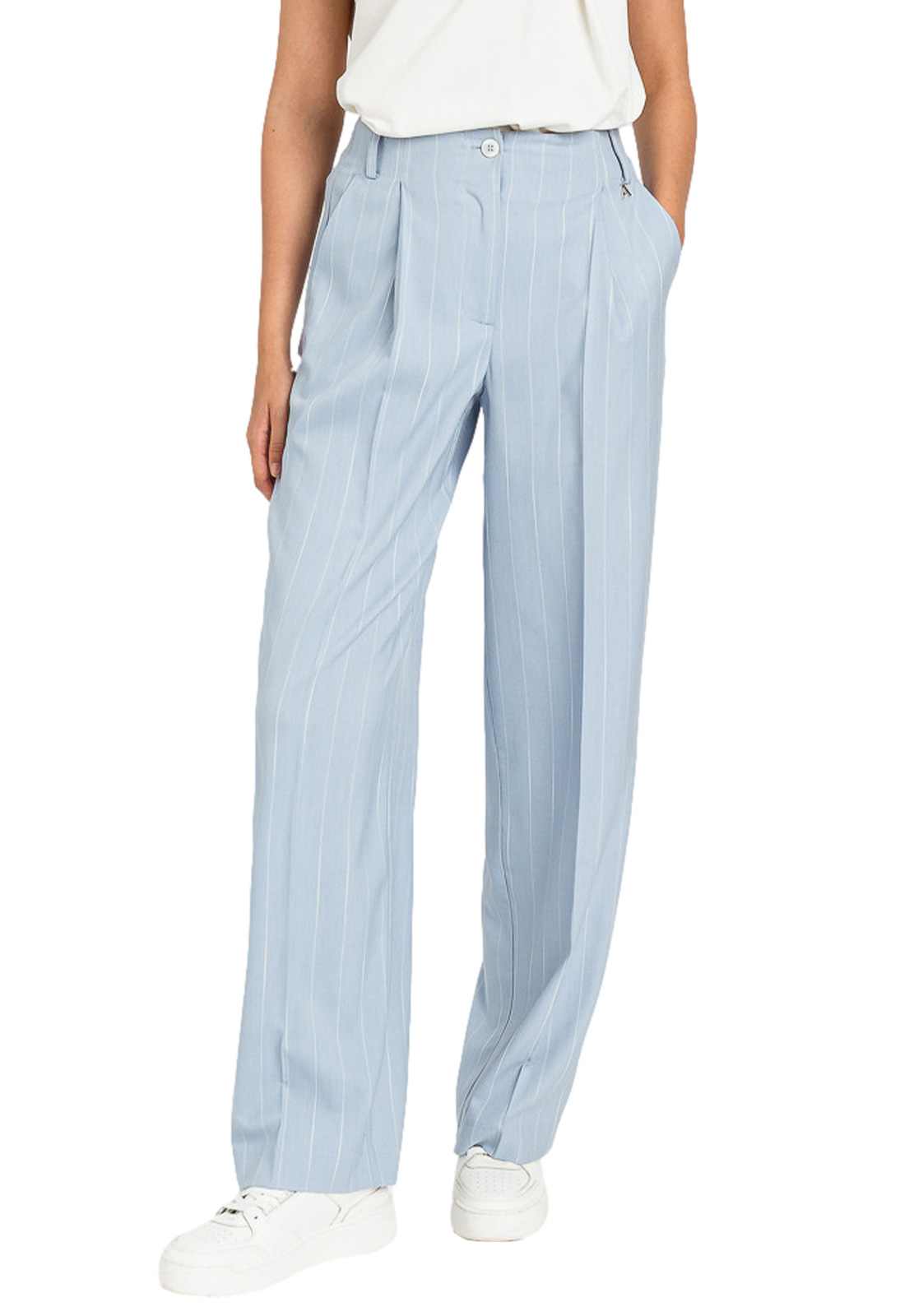 TWINSET ACTITUDE PANTALONI A RIGHE