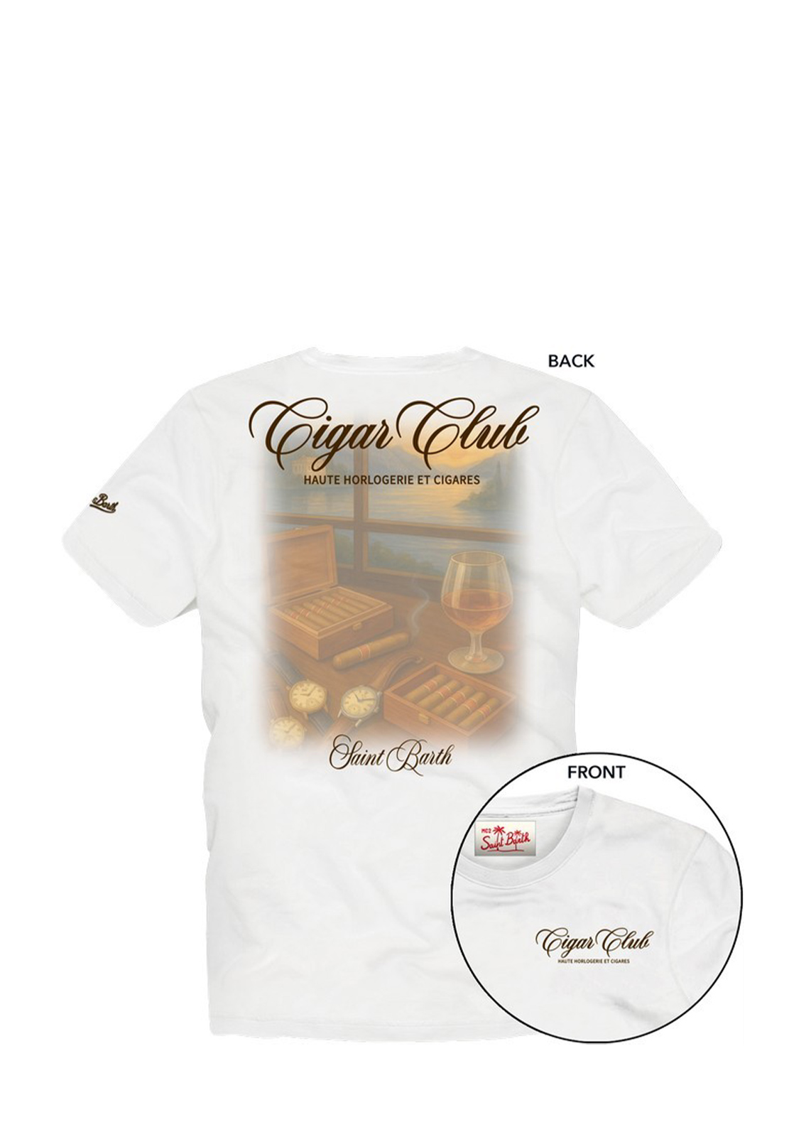 SAINT BARTH T-SHIRT CIGAR CLUB