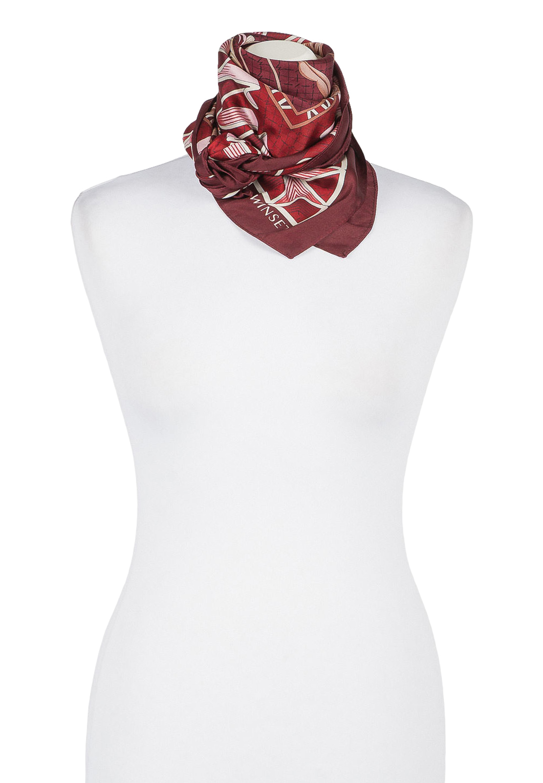TWINSET FOULARD IN TESSUTO STAMPATO