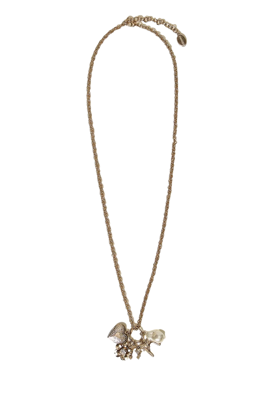 TWINSET COLLANA CON CIONDOLI E PERLA