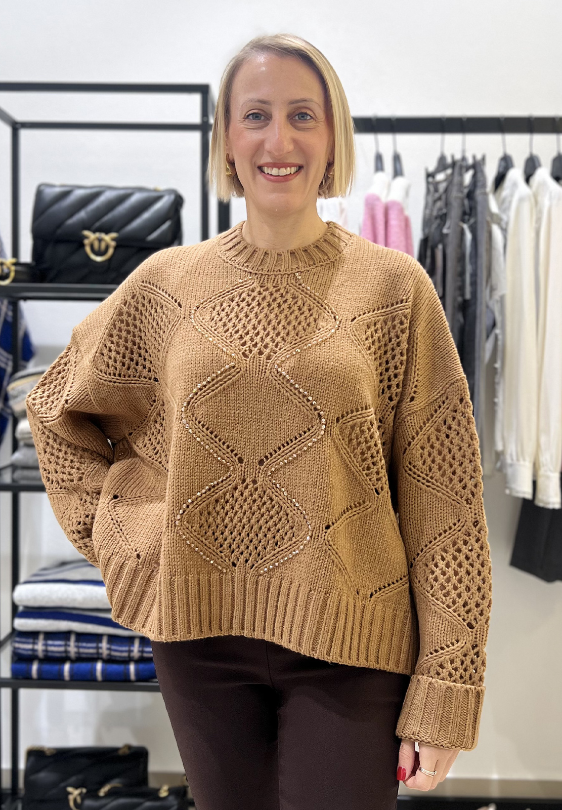 LIU JO MAGLIA CORTA CON RICAMO