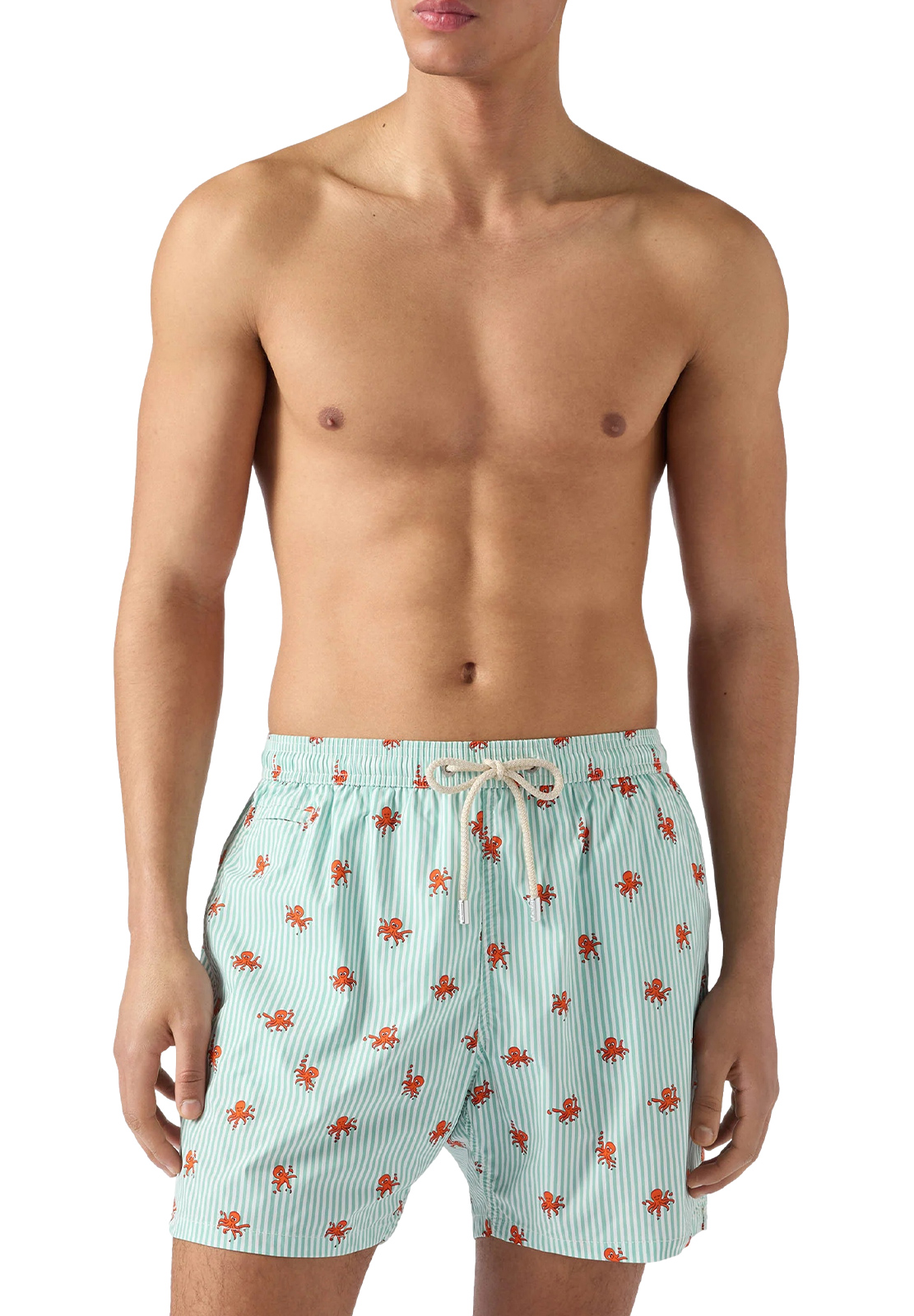 SAINT BARTH COSTUME A RIGHE CON POLIPI