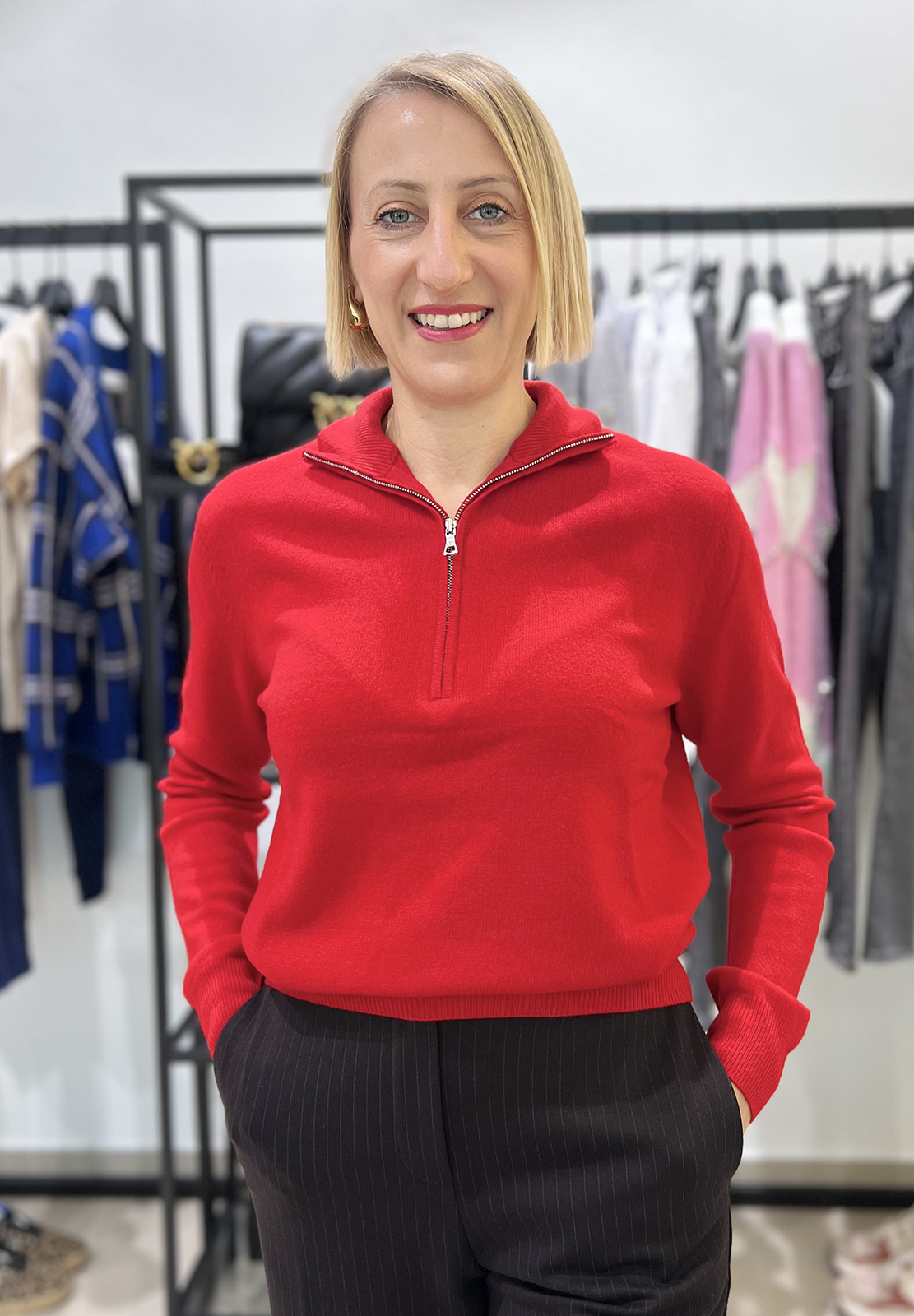 MOTEL MAGLIA CON ZIP