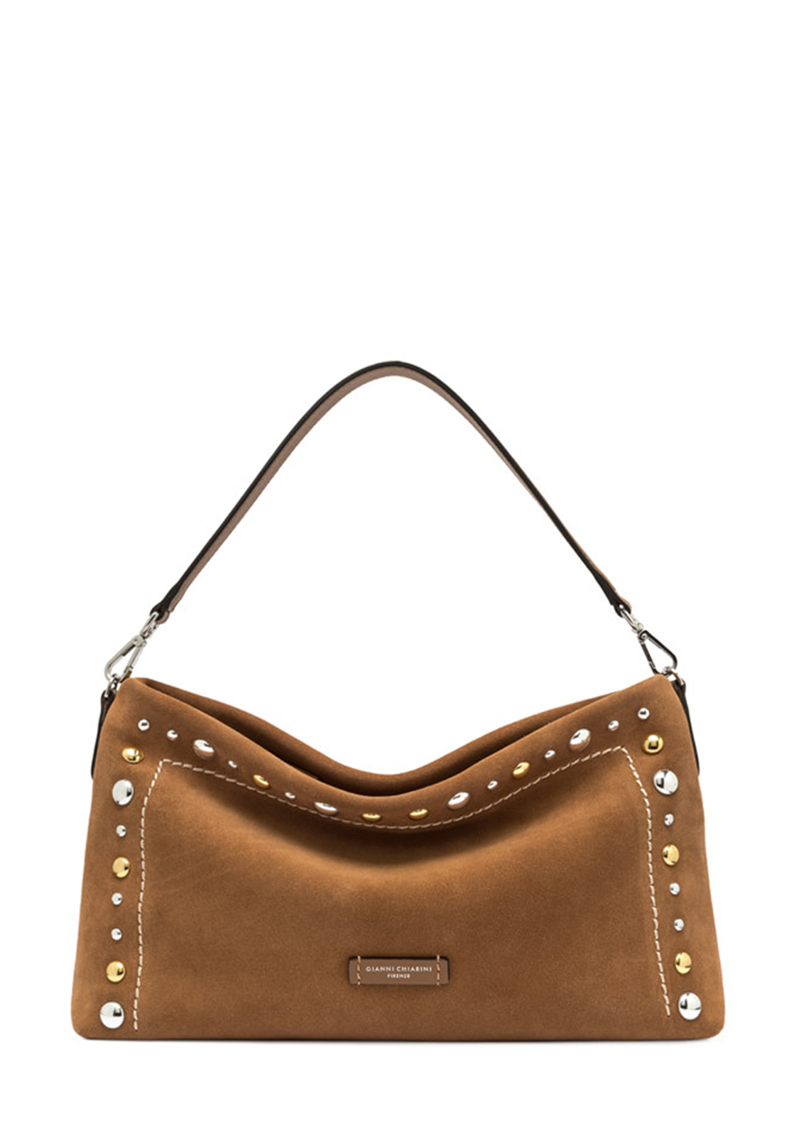 GIANNI CHIARINI BORSA IN CAMOSCIO CON BORCHIE ELISA