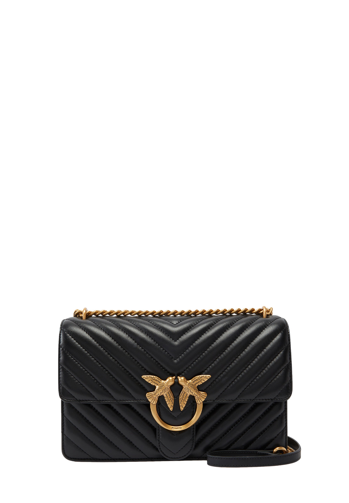 PINKO BORSA LOVE ONE CLASSIC NAPPA CHEVRON