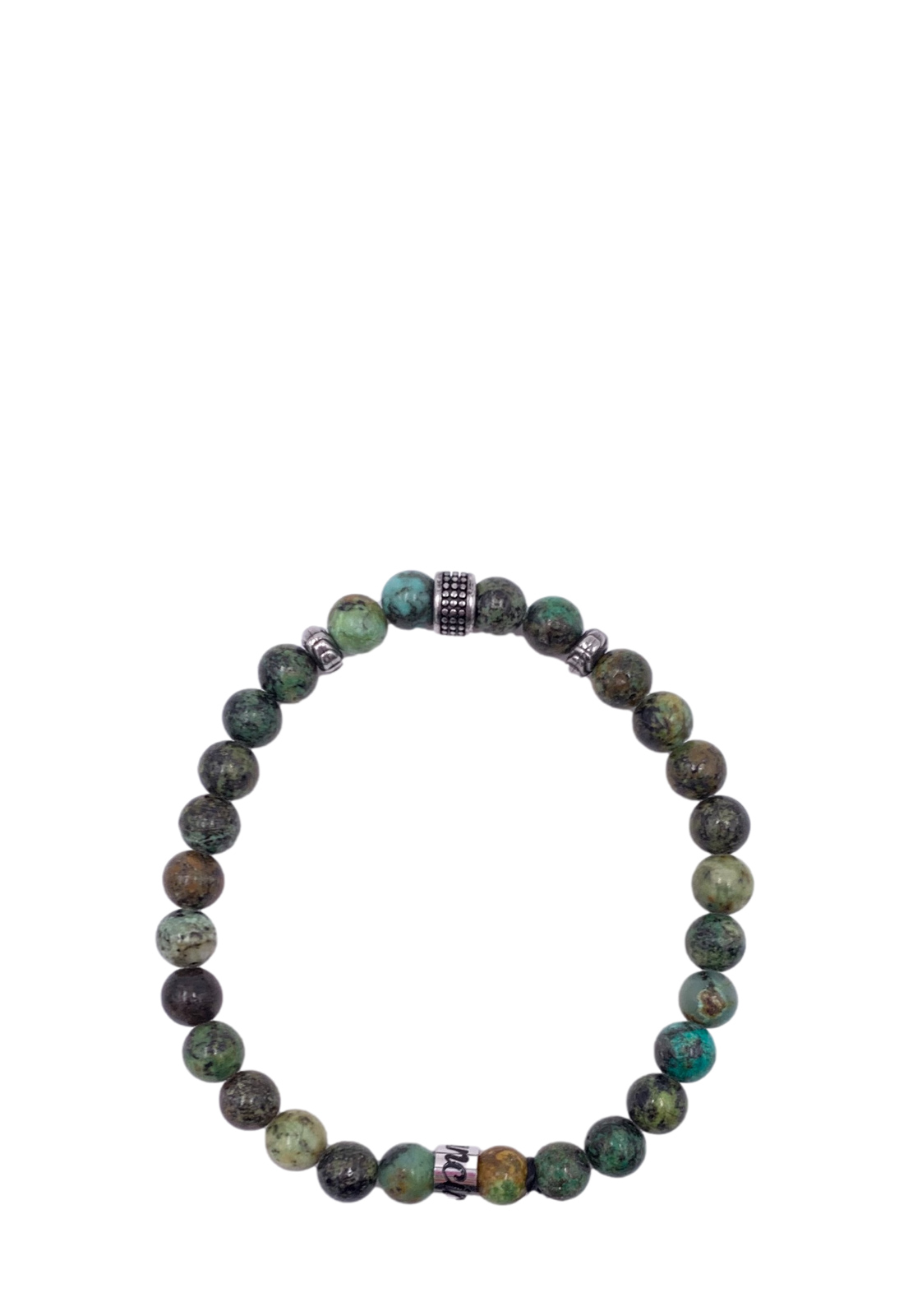 MANCINO BRACCIALE ELASTICO PIETRE NATURALI 6MM